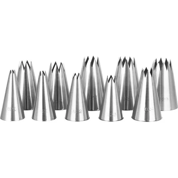 Piping Tube Star Set 10pc