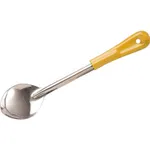 Basting Spoon Solid Stainless Steel Yellow Handle 330mm