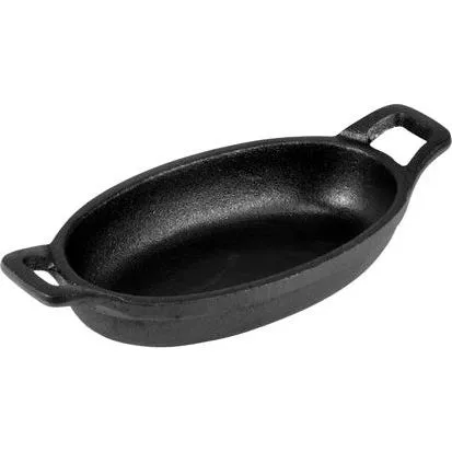 Cast Iron Mini Oval Gratin with Handles 150x95x30mm