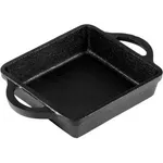 Cast Iron Mini Square Skillet with Handles 120x120x30mm