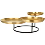 Seafood Stand 3-Tier Brass / Iron 640x560x230mm