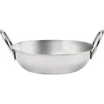 Kadai Bowl with Handles Stainless Steel 130/38mm