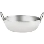 Kadai Bowl with Handles Stainless Steel 160x55mm