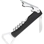 Waiters Friend & Crown Opener with Black Handle