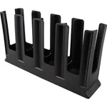 Chef Inox 4-Compartment Horizontal Cup Organiser Black