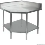 Corner Workbench with 100mm Splashback, 900x900x900mm