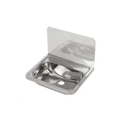 3monkeez Wall-Mounted Hand Basin; Holds 11 Ltrs Water; With 300mm Splashback And Brackets Hb300sb