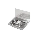 3monkeez Wall-Mounted Hand Basin; Holds 11 Ltrs Water; With 300mm Splashback And Brackets Hb300sb