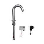 3monkeez Stainless Steel Gooseneck Bench Mounted Infrared Sensor Tap. Wels 6 Star 3.5lpm