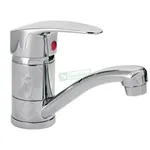 3monkeez Stainless Steel Lever Handle Swivel Basin Mixer. Polished Finish