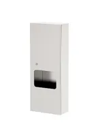 3monkeez Stainless Steel Paper Towel Dispenser With Waste Bin, Wall Mounted, Key Lockable.