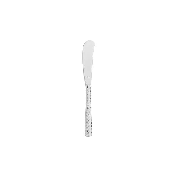 Lucca Faceted Butter Knife-Solid Handle