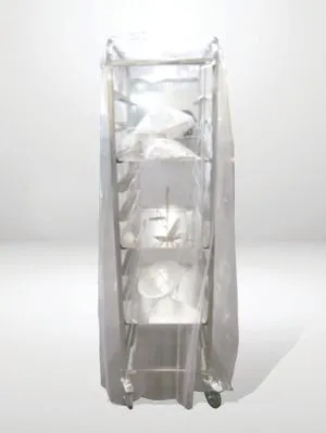 Disposable Clear Gastronorm Trolley Cover [pack 100] 700 X 650 X 2000 H Mm