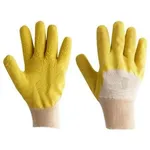 Yellow Safety Gripper Glove Sold As A Pair