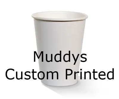 Custom Muddy's Print 12oz Pla Double Wall Coffee Cup [500 Pack]
