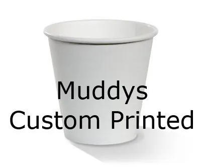 Custom Muddy's Print 6oz Pla Single Wall Coffee Cup [1000 Pack]