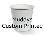 Custom Muddy's Print 6oz Pla Single Wall Coffee Cup [1000 Pack]