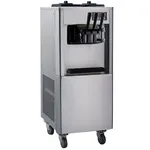 Ausprokitchen Soft Serve Ice Cream Machine � Frozen Yoghurt - Acai � 2 Flavour Twist - Floor Standing