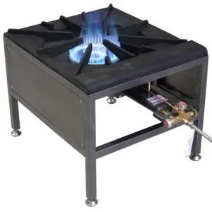 Auscrown 2 Ring High Pressure Lp Gas Stockpot Burner 55mj/H