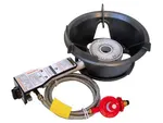 Auscrown Rambo High Pressure Wok Burner High Heat Capacity Of 55mj/Hr Approved Under Strict Australian Gas Safety Standards For Outdoor Use