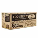 Bamboo Regular Paper Straws [2500 Pack]