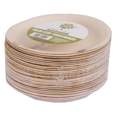 Palm Leaf Eco Bowl 180mm Round [pack 25 / 100]
