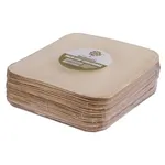 Palm Leaf Plates 250mm Square [pack 25 / 100]