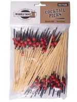 120mm Red Pearl Cocktail Picks [100 Pack]