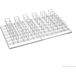 Fagor Stainless Steel Spike and Rib Grid Tray for Combi Oven