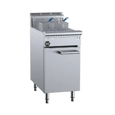 B+s Black Split Pan Turbo Fryer 450mm Tf-451s
