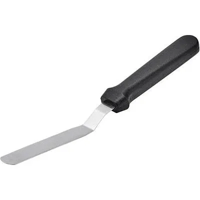 Spatula/Palette Knife Cranked Black Handle 100x18mm