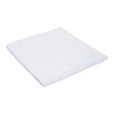 Round White Linen Spun Tablecloth 224 Diam