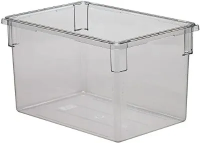 Cambro Camwear Storage Box, Clear, 83.3l