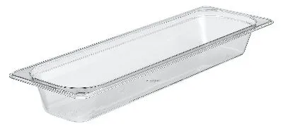 Cambro Camwear Gastronorm 1/2 Long, Clear, 5l, 100mm Deep.