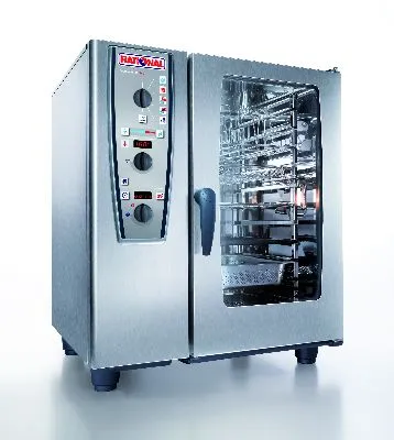 Rational Combimaster Plus โ 6 X 1/1 Gn Trays Capacity: 6 X 1/1 Gn Trays Number Of Meals: 30 -100 Dimensions: 847 W X 776 D X 782 H