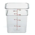 Cambro Camwear 3 Compartment 11", 27.5cm Clear Polycarbonate Plate; Pack Qty 1