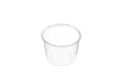 600ml Round Clear Food Container [50 Pack]