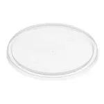 120mm Lid To Suit Round Clear Food Container [50 Pack]