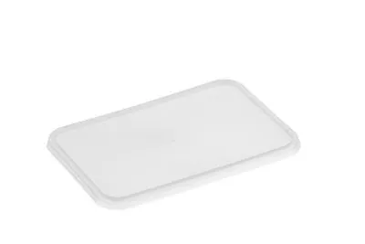 Clear Rectangular Food Container Lid [500 Pack]