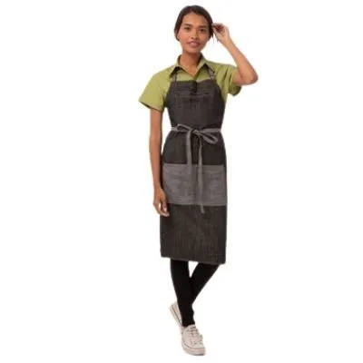 Bib Apron Manhattan Denim — Indigo Blue