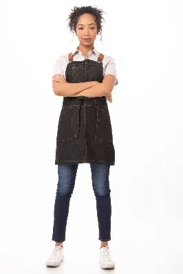 Black Berkeley Petite Bib Apron