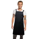 Bib Apron Byron Cross-Back — Black
