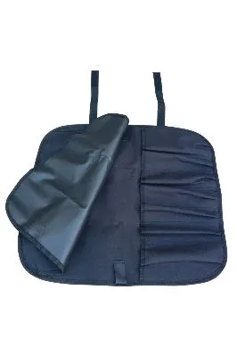 7 Pocket Black Knife Wrap Bag 245bagd-Blk