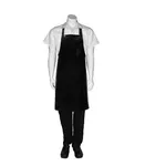 Bib Apron Short PVC — Black