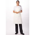 Bib Apron Short PVC — White