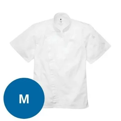 Cannes Press Stud White Chef Jacket - Medium Online Drop Ship Only