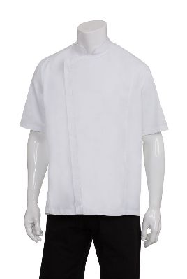 Cannes Press Stud White Chef Jacket Online Drop Ship Only