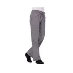 3xl Ladies Black And White Check Chef Pants
