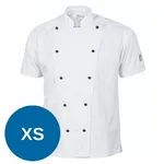 Cool Breeze Chef Jacket Short Sleeve - Xs 190gsm Lightweight Cotton. Under Arm Mesh Vent, Lhs Sleeve Pen Pocket.traditional Style. 10 Matching Colour Buttons Included As Standard On Jacket