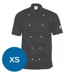 Dnc Three Way Chef Jacket Short Sleeve Black [xs] 200gsm, 65% Polyester, 35% Cotton Wash-N-Wear. Underarm & Back Air Flow Mesh Vents, Sleeve Double Pen Pocket And Side Spit.stylish. 10 Matching Colour